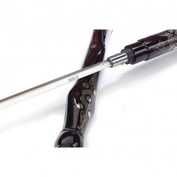 Трость с клинком КИЗЛЯР, круглая рукоять, унцукульская инкрустация металлом Трость с клинком КИЗЛЯР, круглая рукоять, унцукульская инкрустация металлом